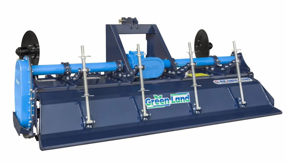 8 Feet Agriculture Multispeed Tractor Rotavator - Image 2